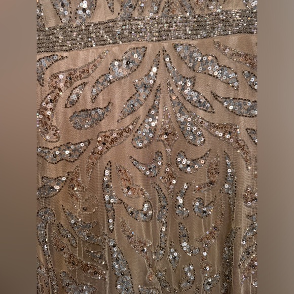 👗 NWT! Mac Duggal Sequin & Bead Long Sleeve Dress - Picture 11 of 15